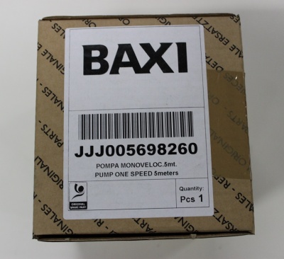 Циркуляционный насос (5698260) Baxi MAINFOUR запчасти для котлов Baxi, комплектующие для котельного оборудования Бакси